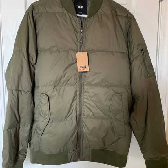 vans barlowe bomber jacket